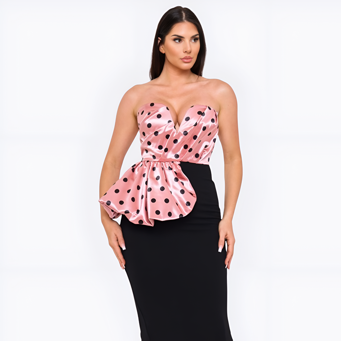 Chic Polka Statement Dress